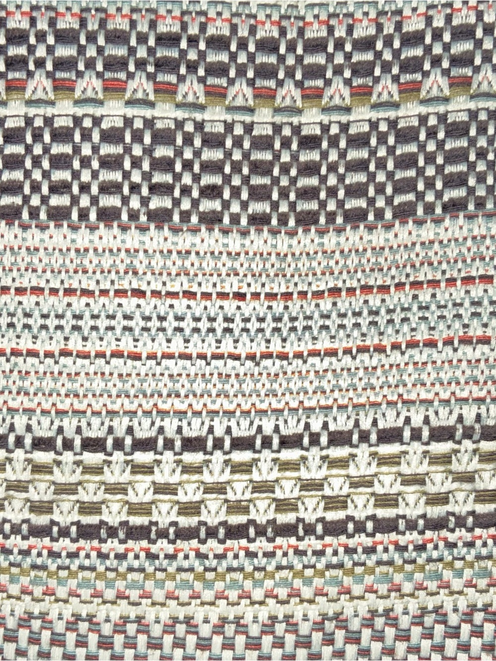 NWT LOFT Striped Woven Tweed Aztec/Southwest Inspired Mini Skirt - Picture 3 of 5